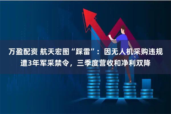 万盈配资 航天宏图“踩雷”:因无人机采购违规遭3年军采禁令,三季度营收和净利双降